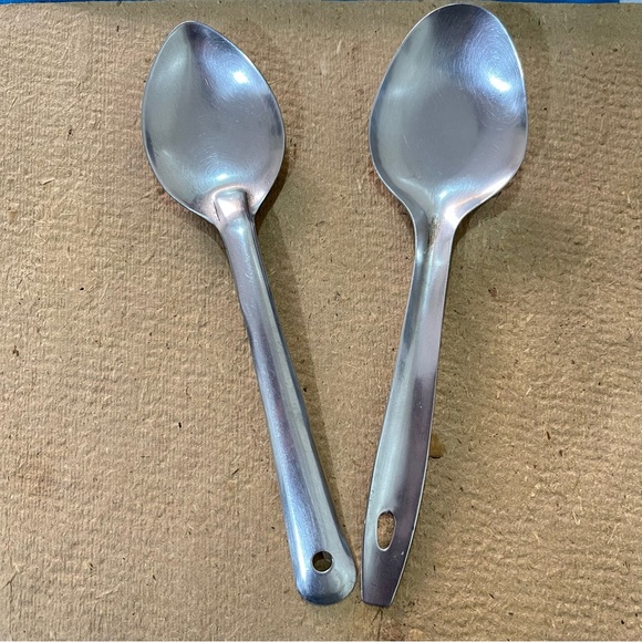 🔵Combo of 8 stainless steel Tea spoons & serving spoons. - Picture 5 of 11